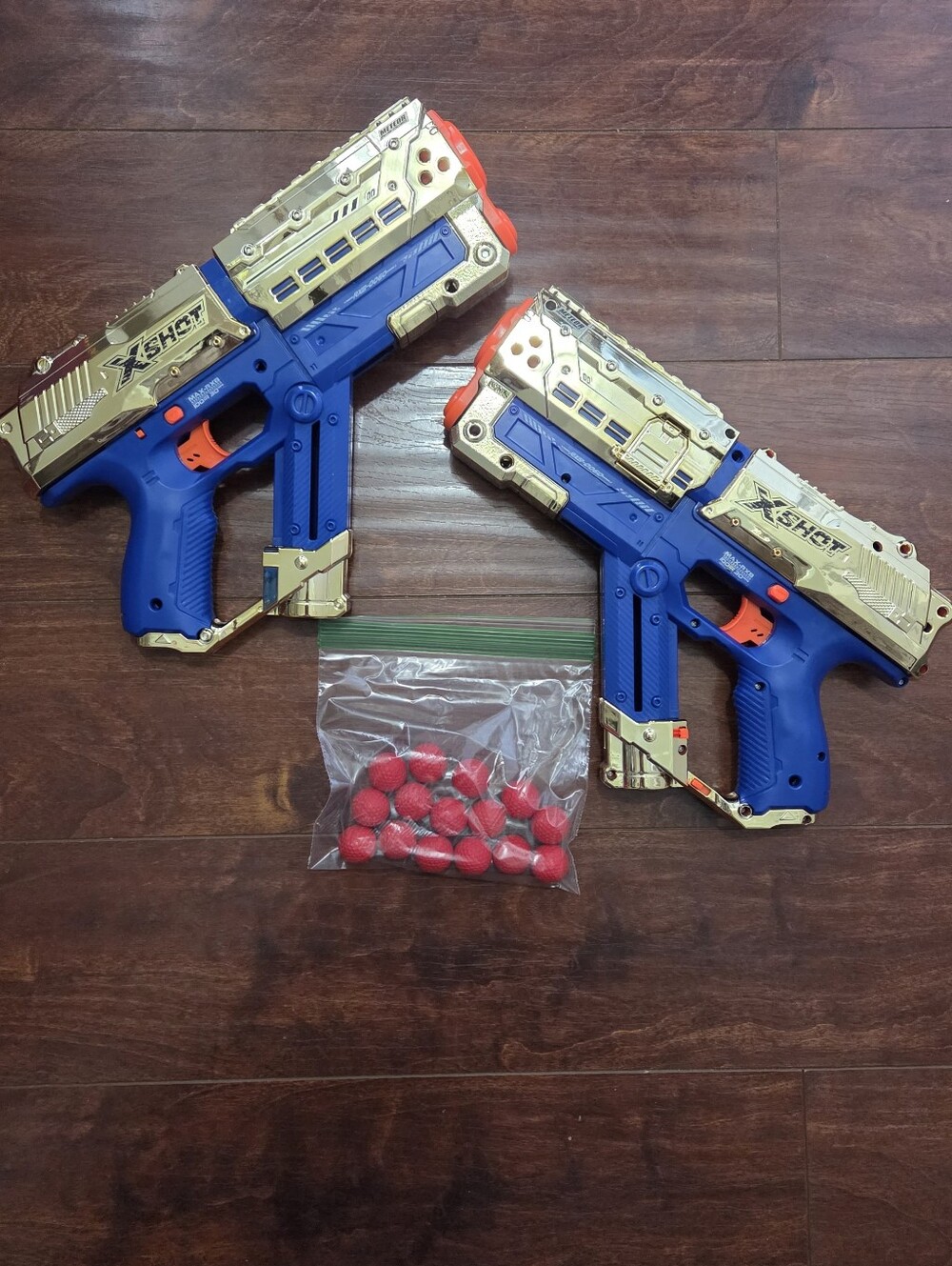 Zuru X-Shot Chaos Royale Edition Meteor RXB-0060 Blasters Set of 2 With Balls